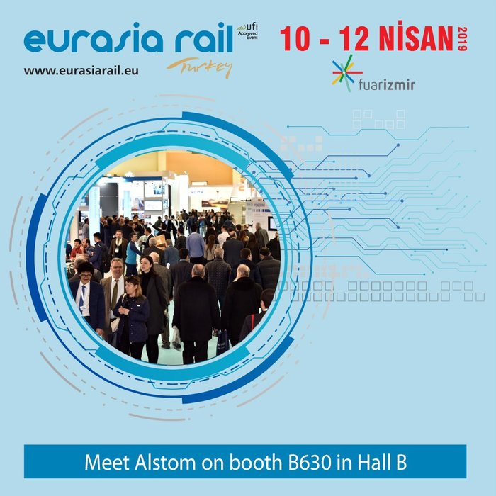 Alstom exhibits latest rail technology at the Eurasia Rail 2019 in Izmir, Turkey